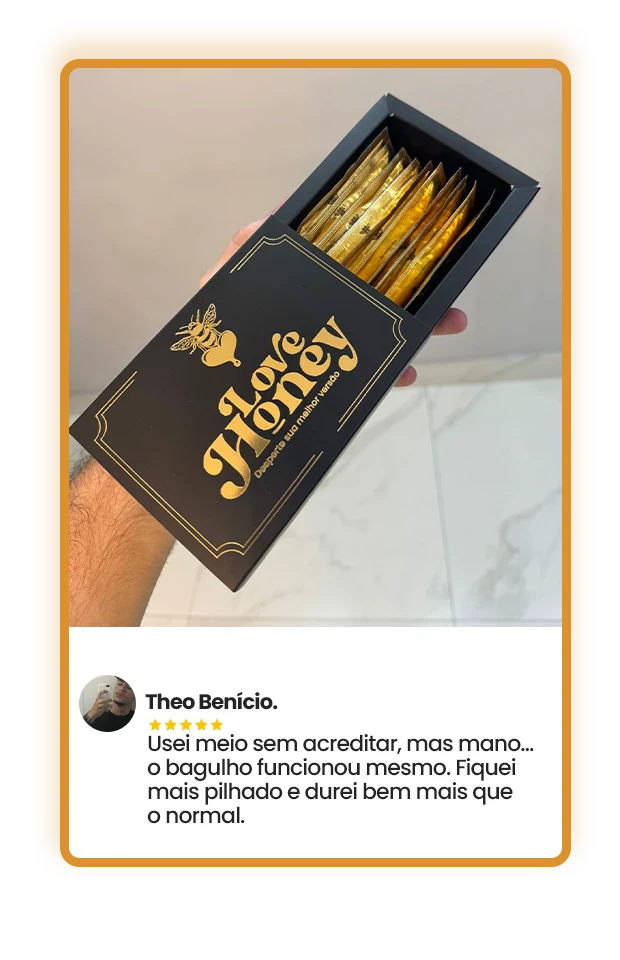 Depoimento cliente Love Honey